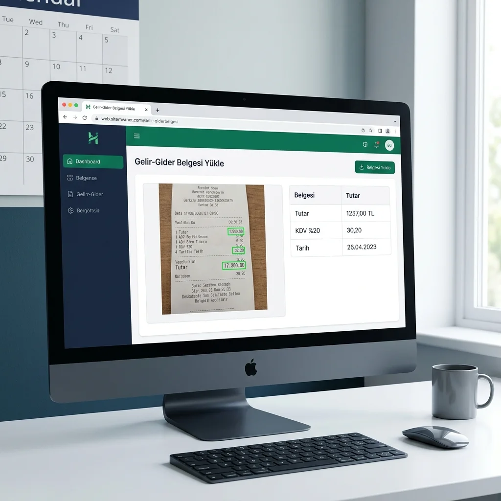 WhatsApp'tan Gelen Gider Fişlerinin OCR ile Saniyeler İçinde Muhasebeleştirilmesi