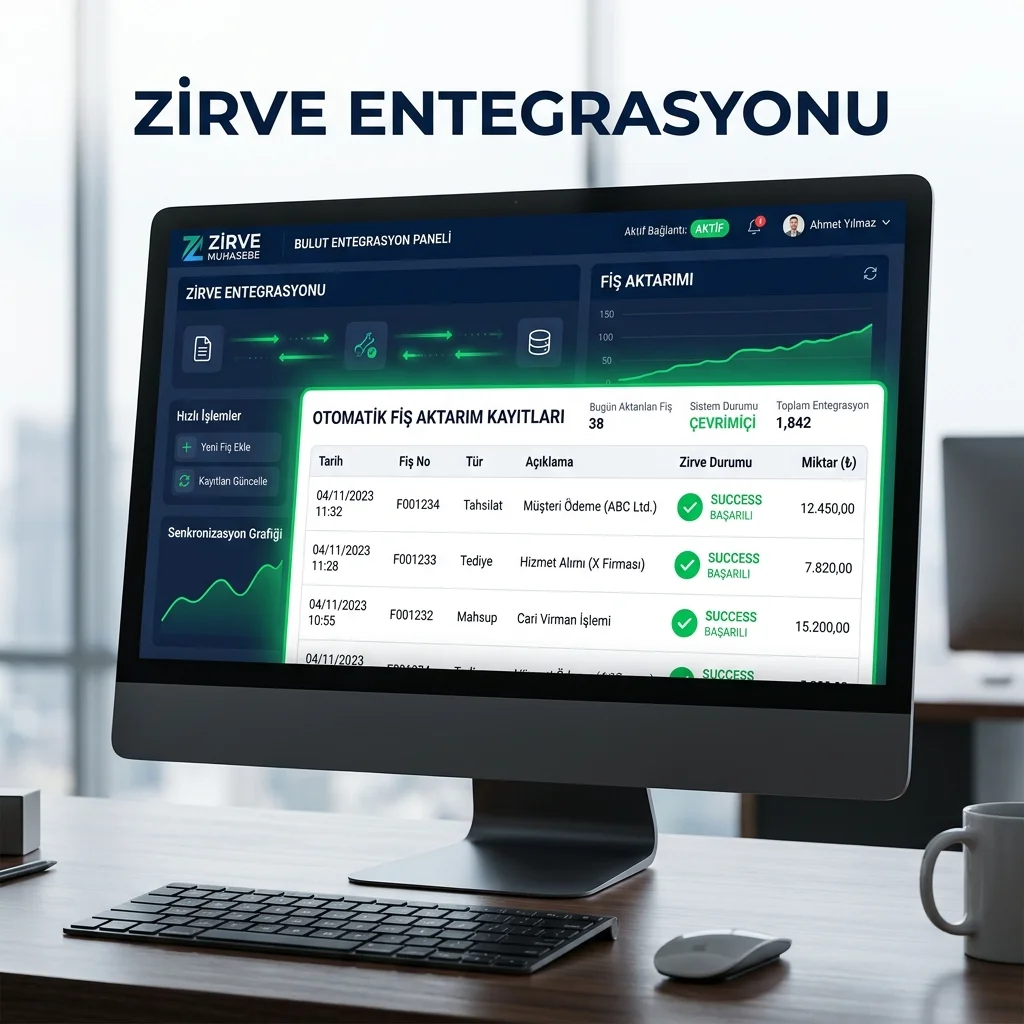 Zirve Muhasebe Programına E-Fatura Fiş Aktarimi Nasıl Yapılır?